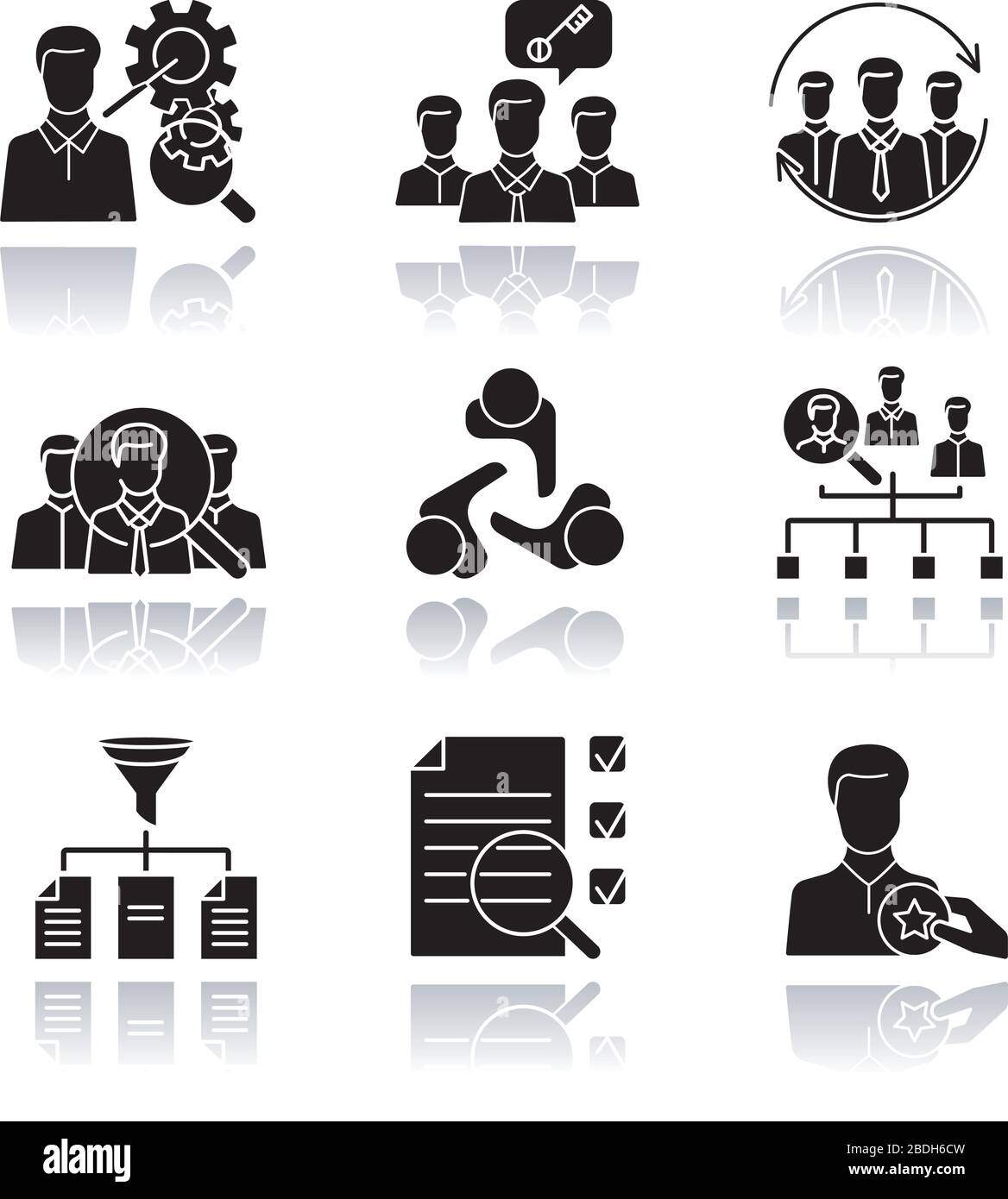 Corporate employees Black and White Stock Photos & Images - Alamy