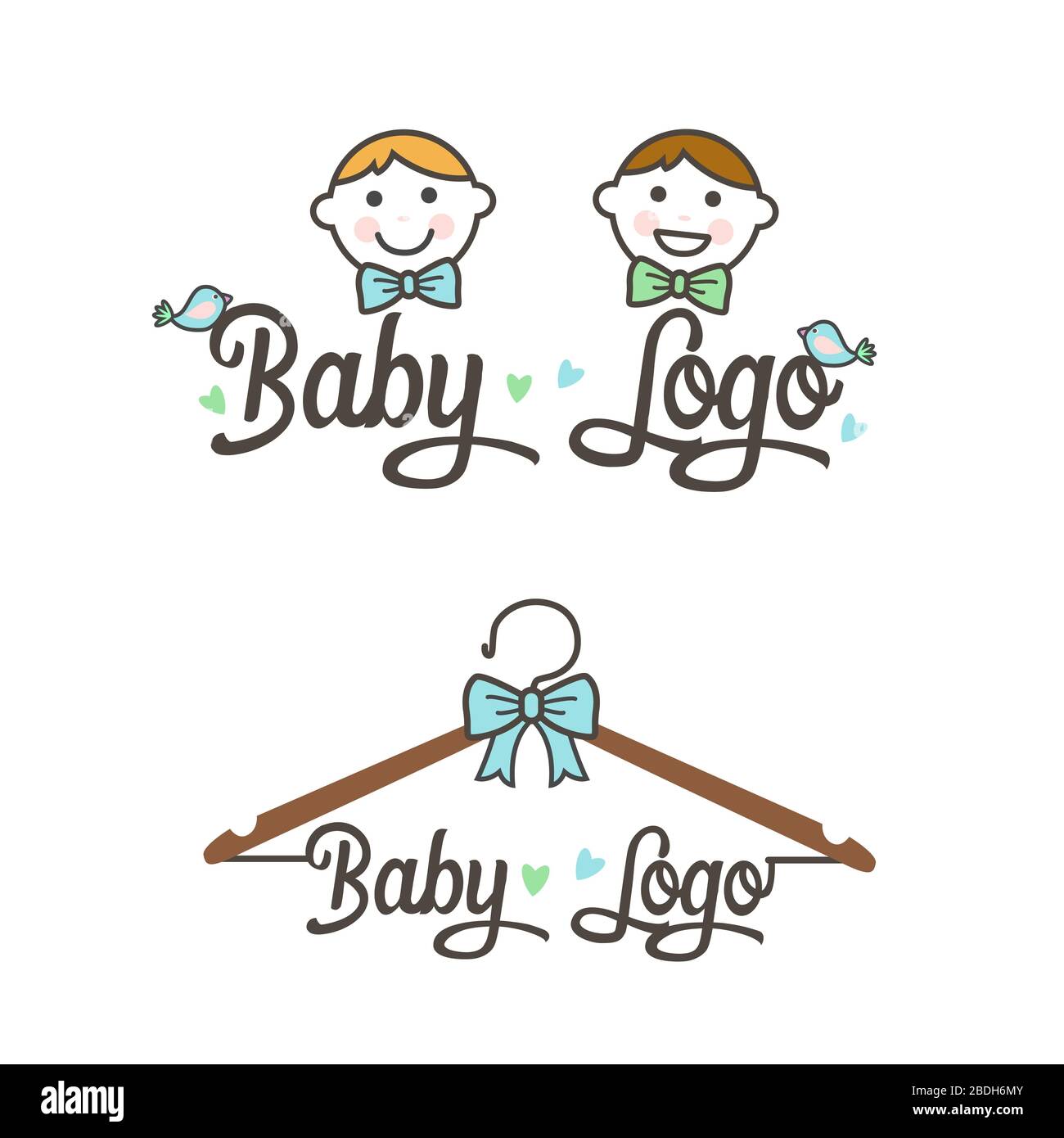 Vector children illustration for a logo Stock Vector Image & Art - Alamy