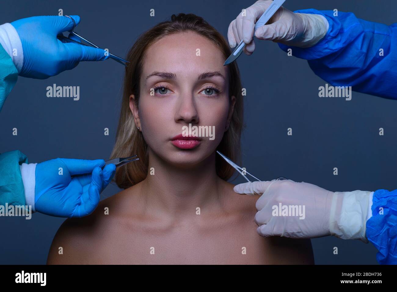 Portrait female doctor next care hires stock photography and images