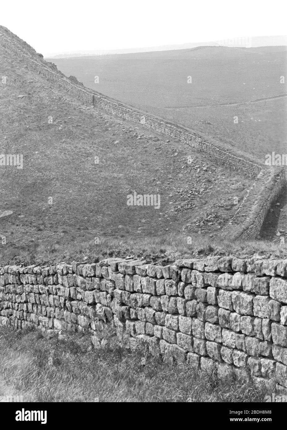 Housesteads, Hadrian's Wall 1924 Stock Photo Alamy