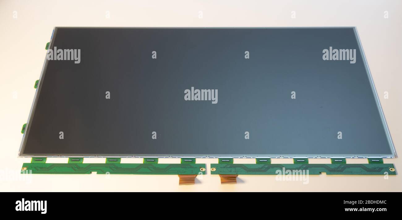LCD panel for the monitor screen. Computer Repair Spare Part Stock Photo -  Alamy