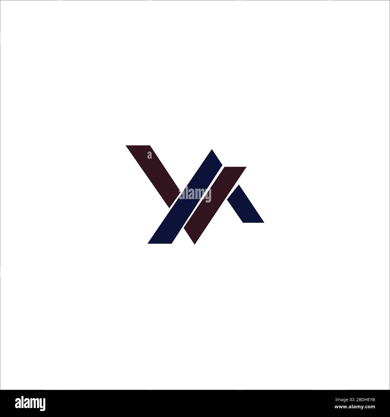 Initial letter va logo or av logo vector design templates Stock Vector