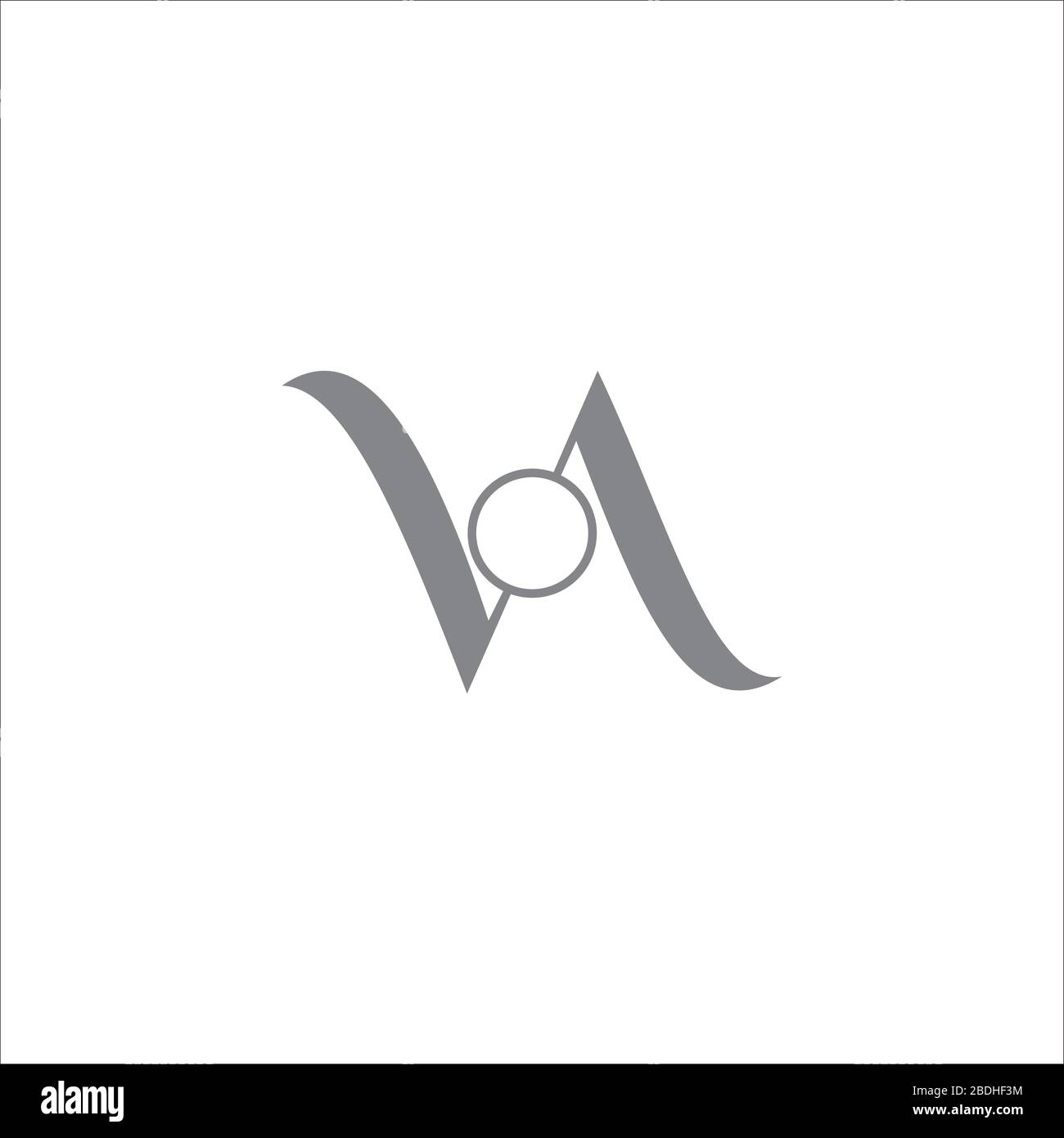 Initial letter va logo or av logo vector design templates Stock Vector ...
