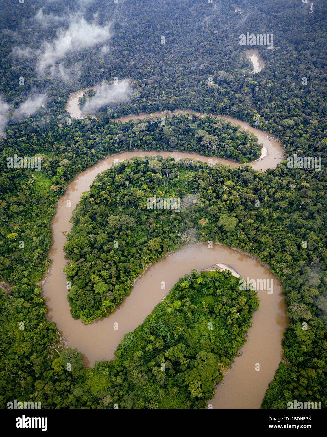 Amazon River, Pastaza Ecuador Stock Photo
