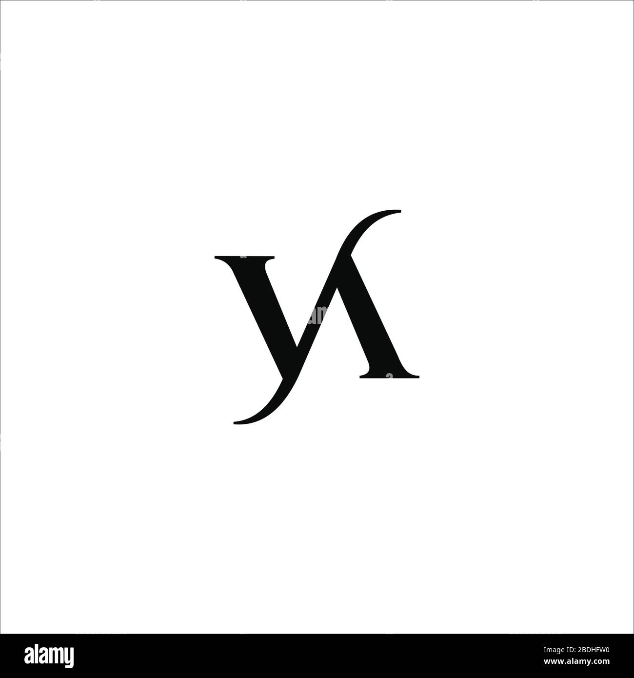 Initial letter va logo or av logo vector design templates Stock Vector