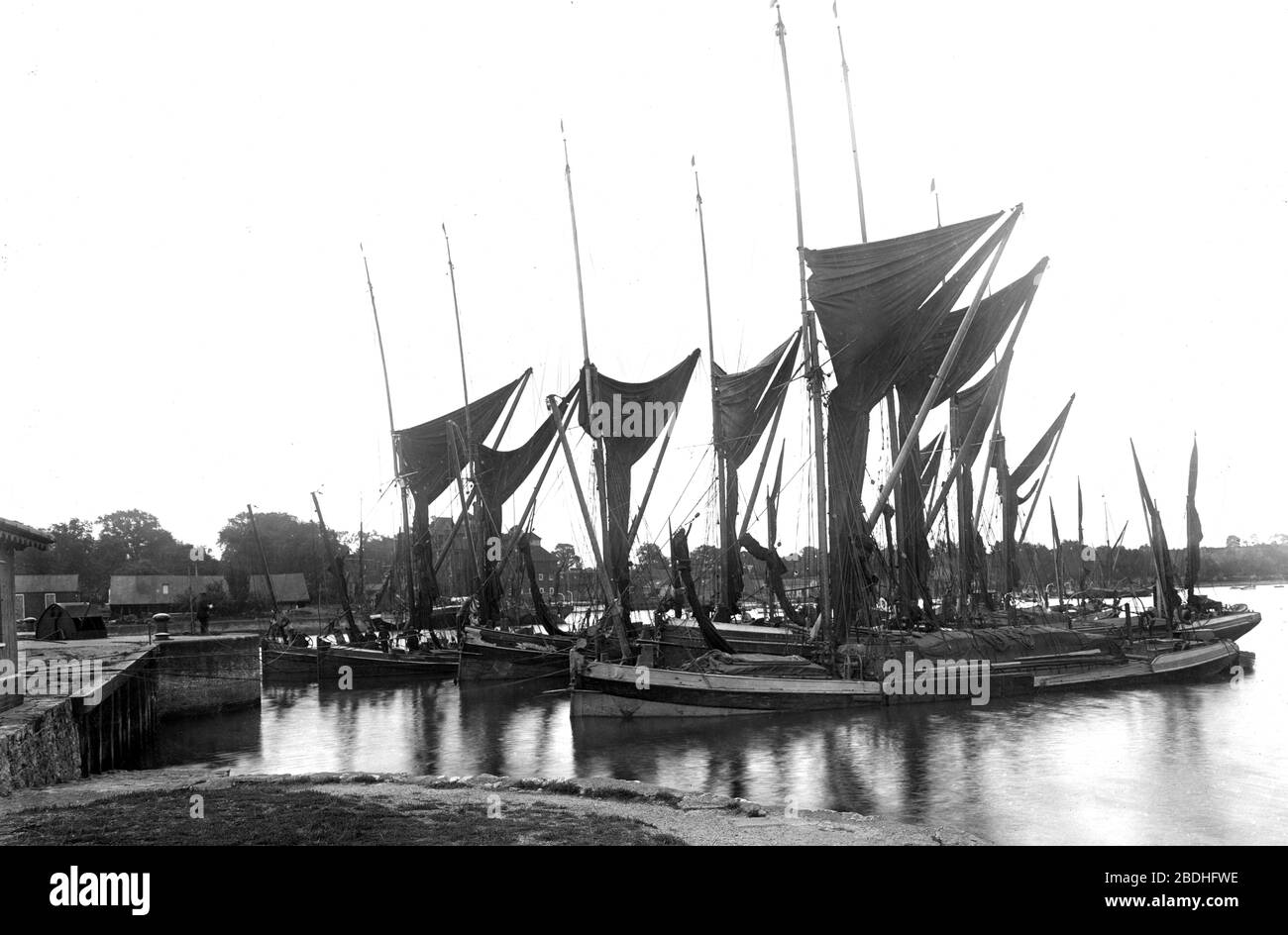 A panorama of the Ipswich Dock in July 1965