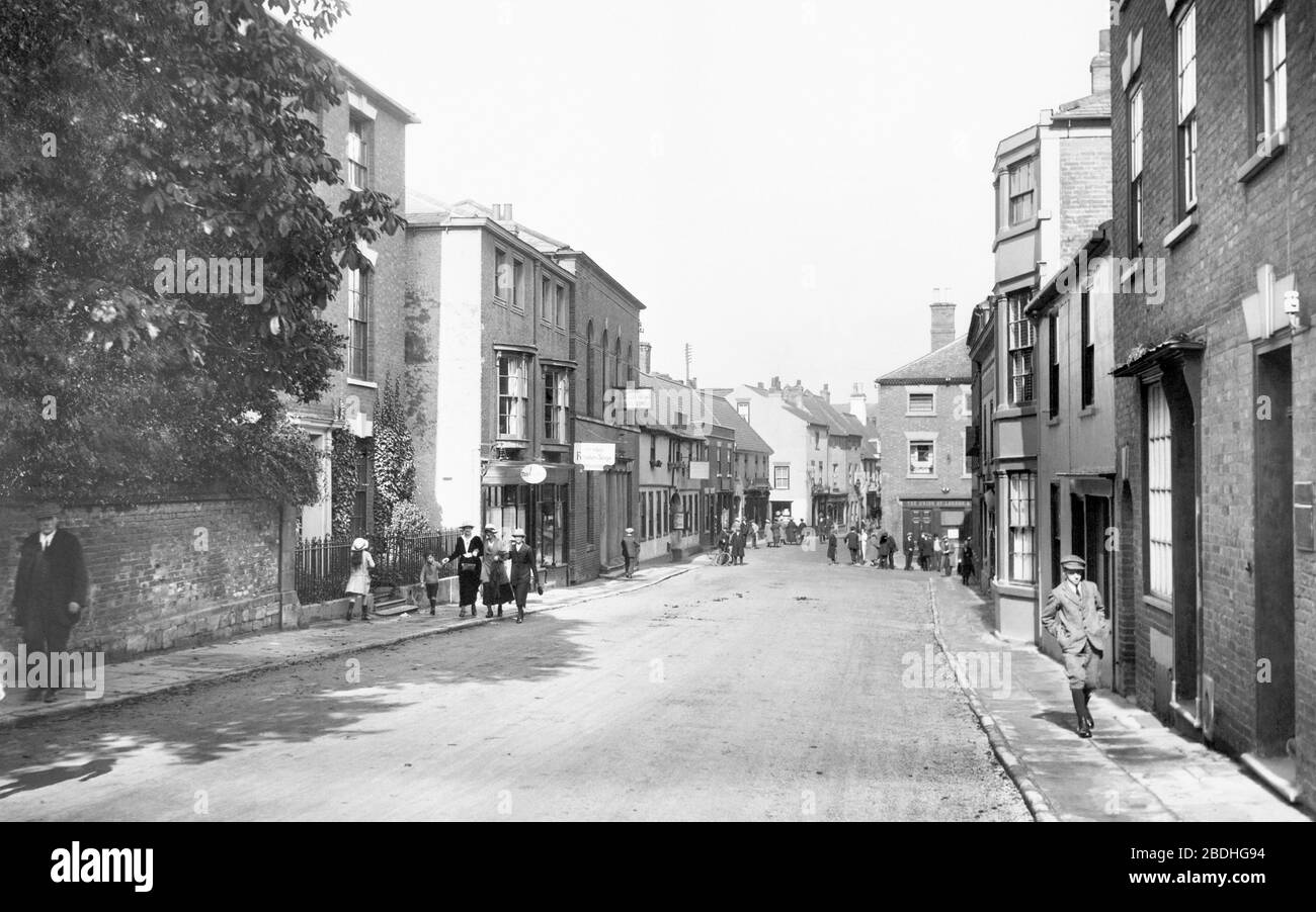 Southwell, Westgate 1920 Stock Photo Alamy