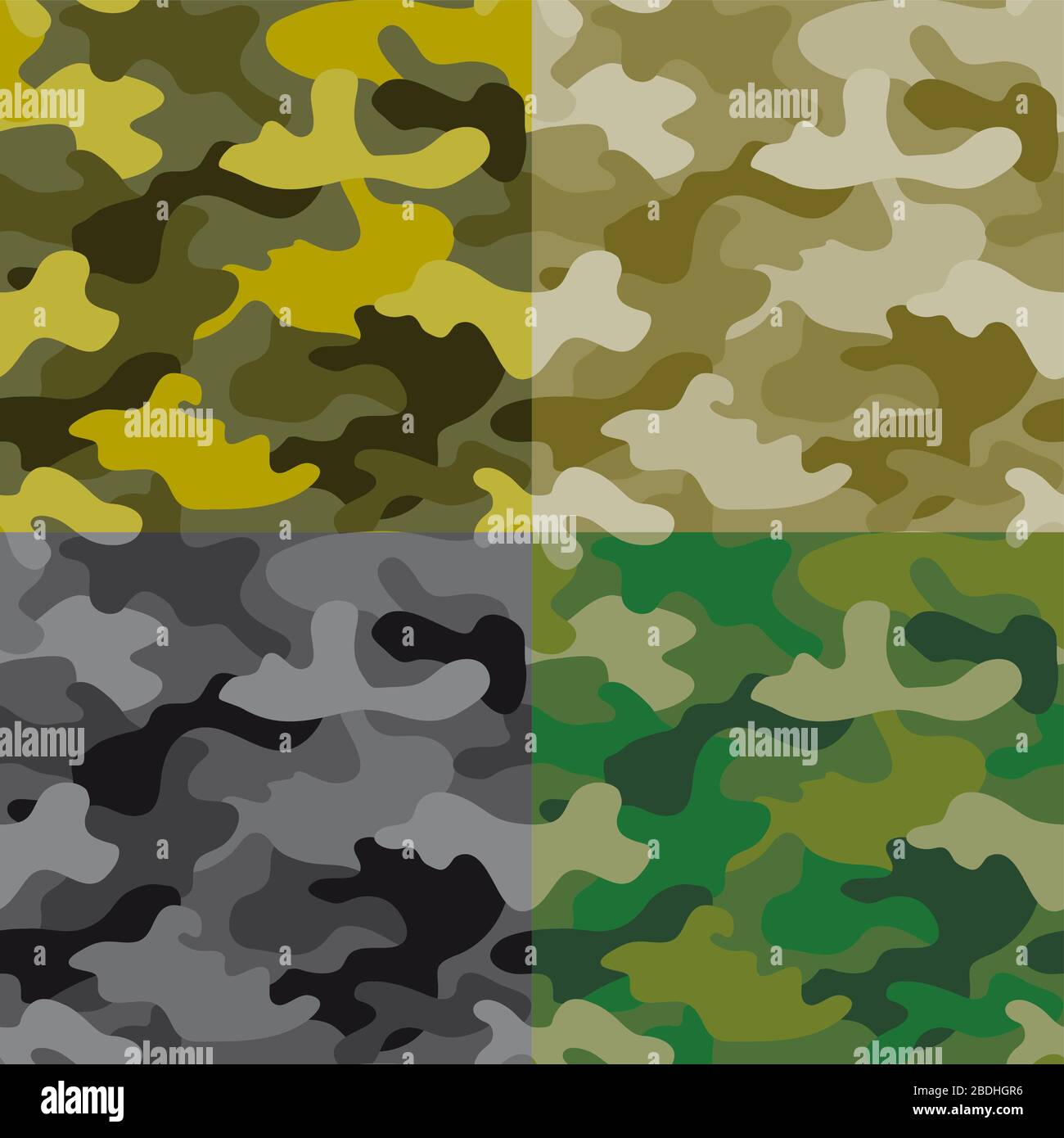 British Racing Green Yellow Camouflage Pattern Camo Theme Design