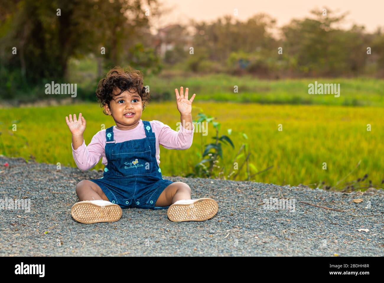 Indian baby girl years wearing hi-res stock photography and images - Alamy