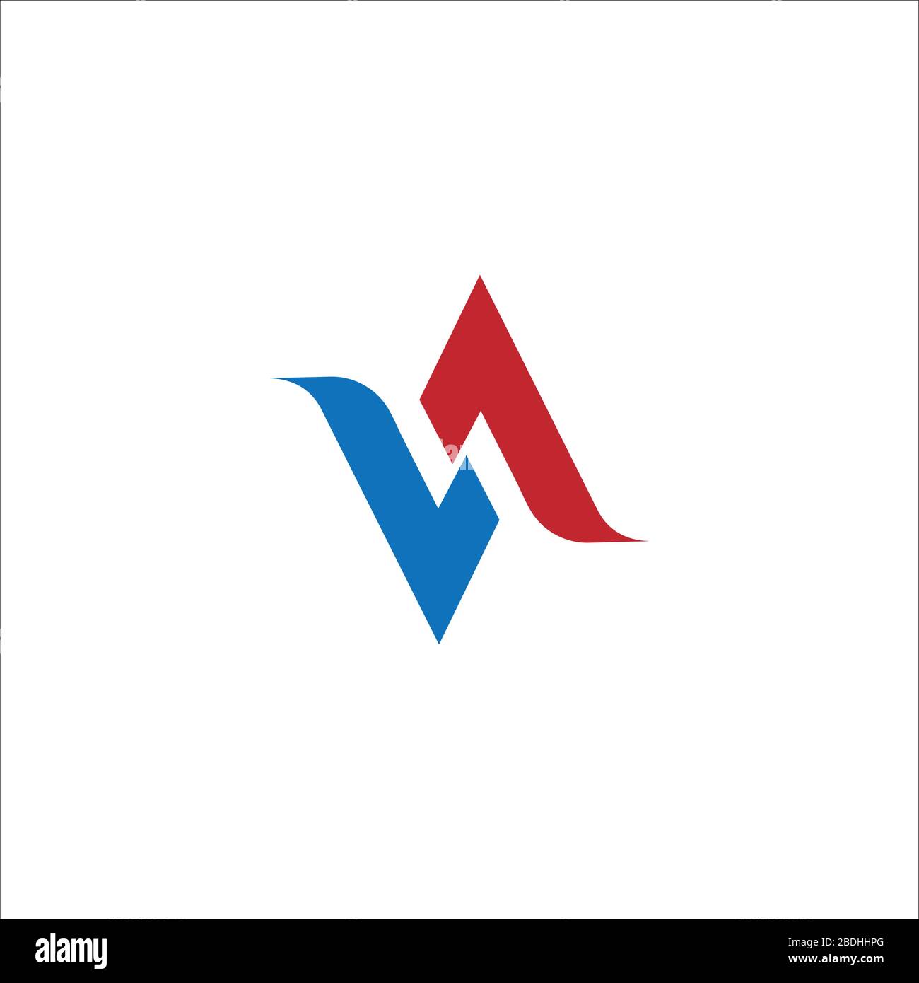 Initial letter va logo or av logo vector design templates Stock Vector ...
