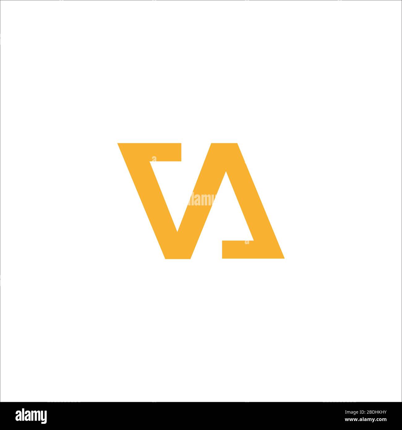 Initial letter va logo or av logo vector design templates Stock Vector ...