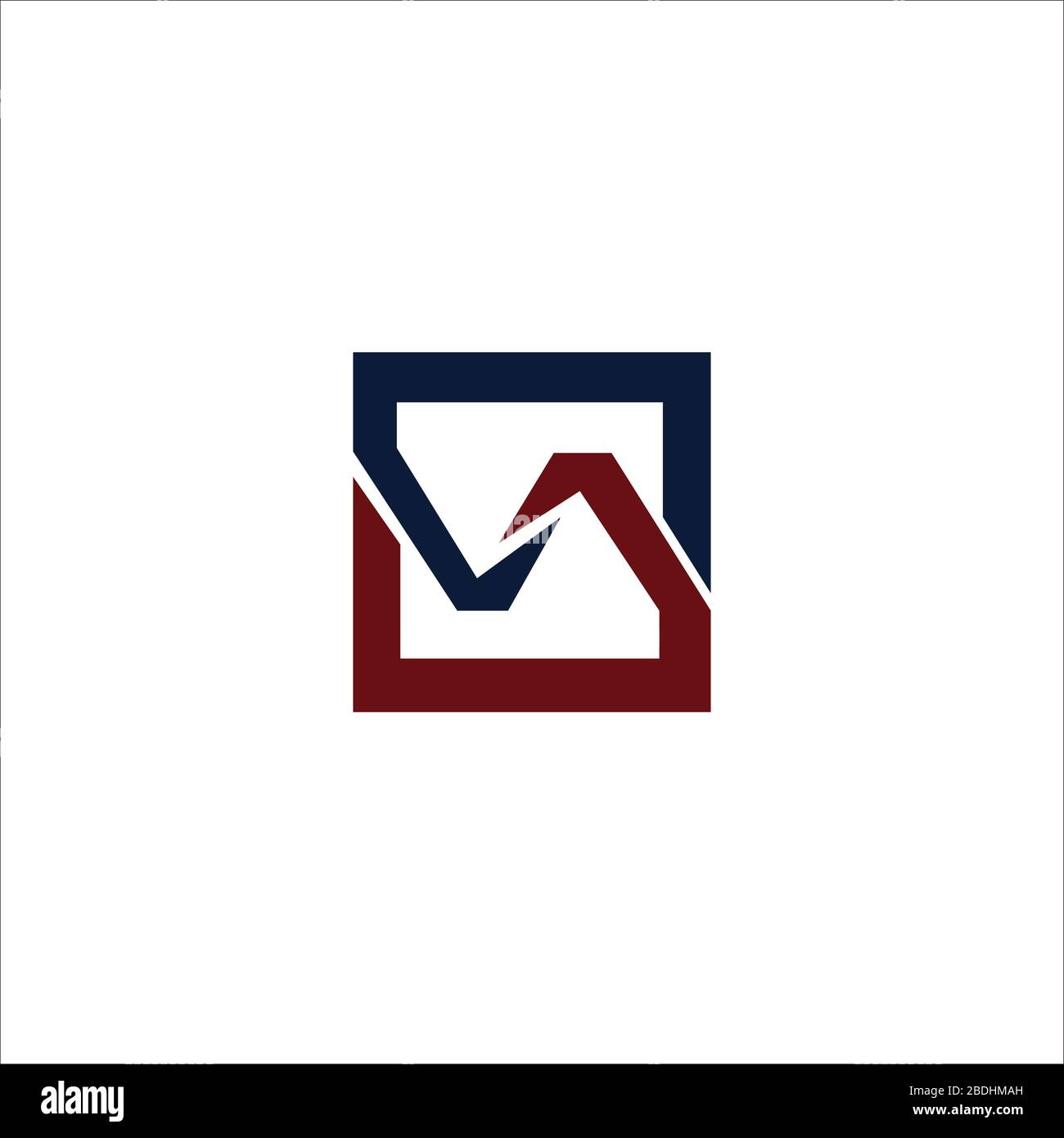 Initial letter va logo or av logo vector design templates Stock Vector