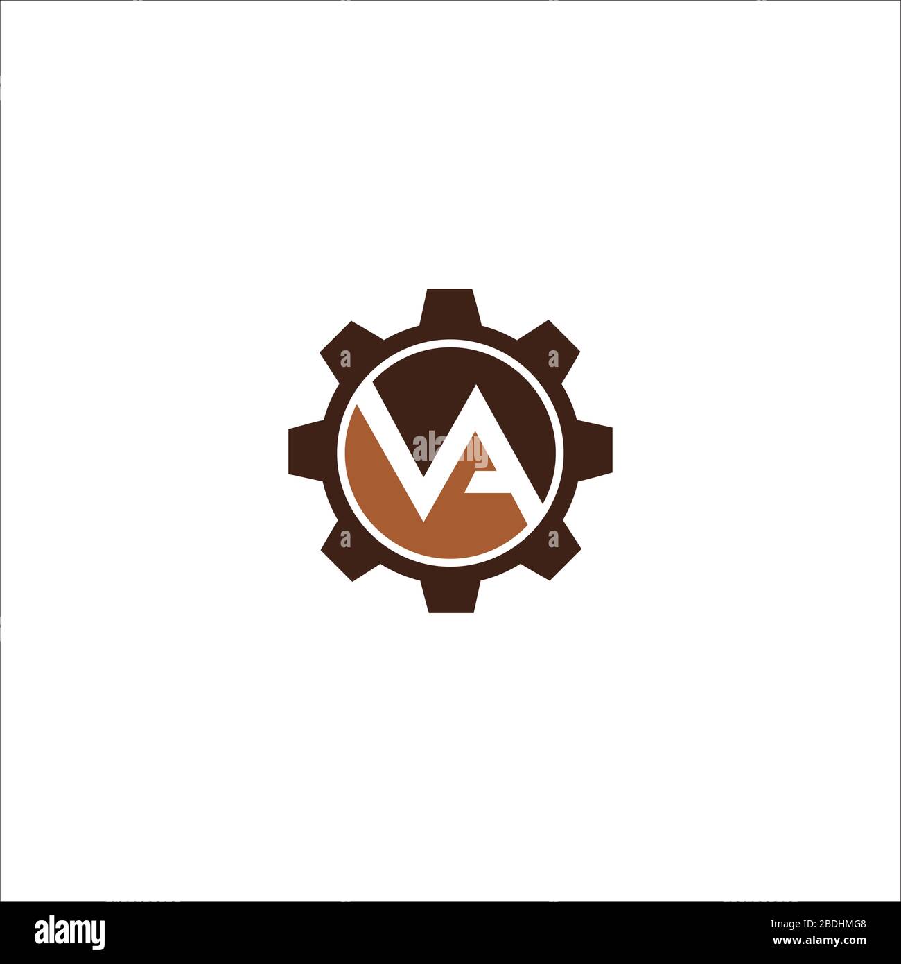 Initial letter va logo or av logo vector design templates Stock Vector