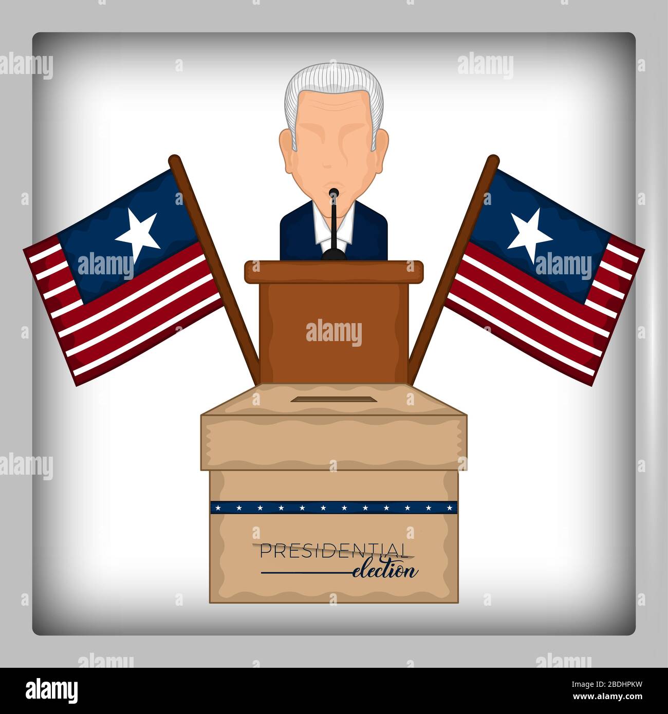 Presidential election poster Stock Vector Image & Art - Alamy