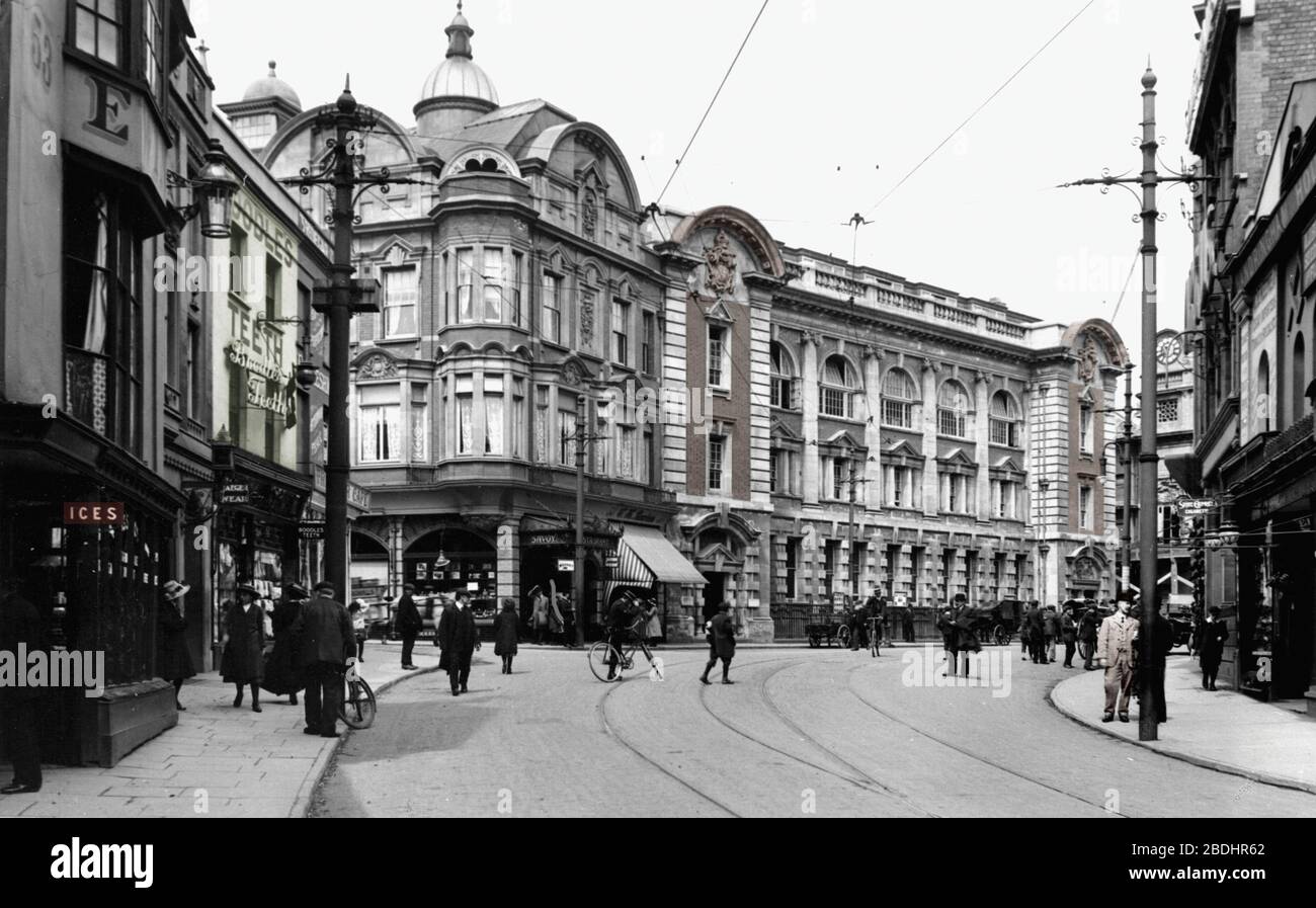 Newport, Savoy Buildings 1910 Stock Photo Alamy