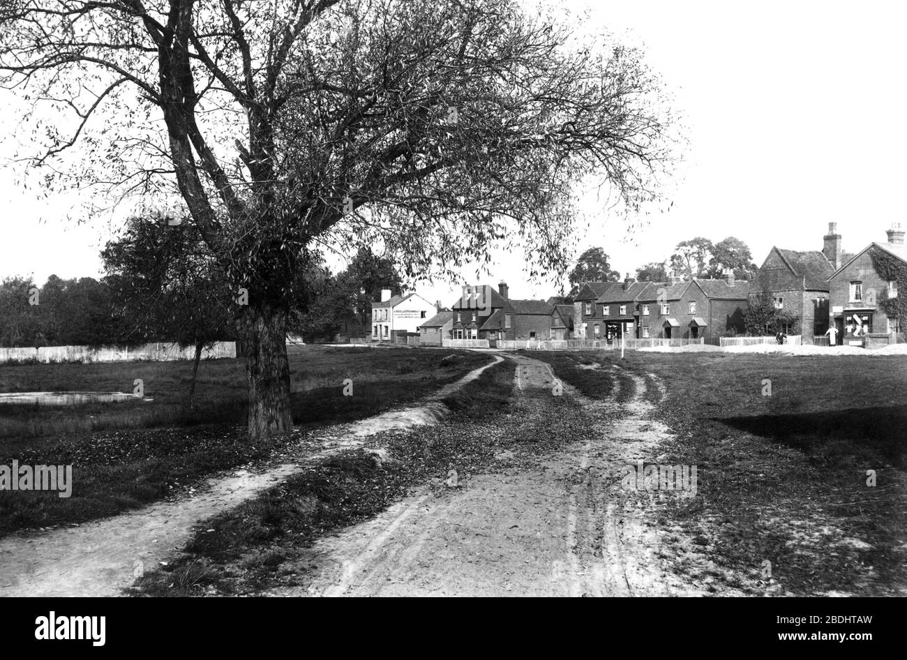 Guildford, Pitch Place Village 1908 Stock Photo Alamy