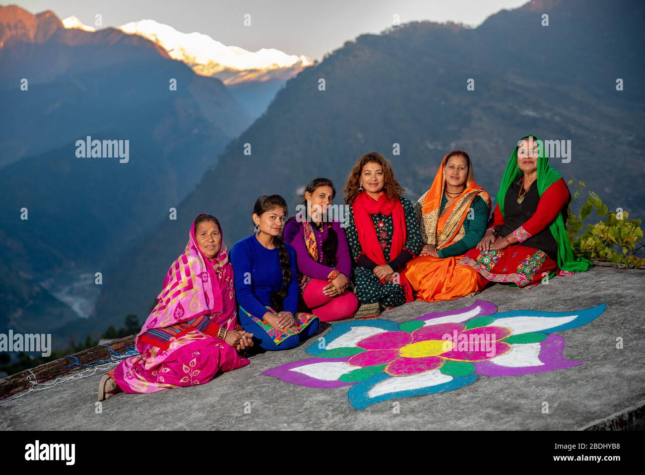 Diwali, Himalayas, India Stock Photo