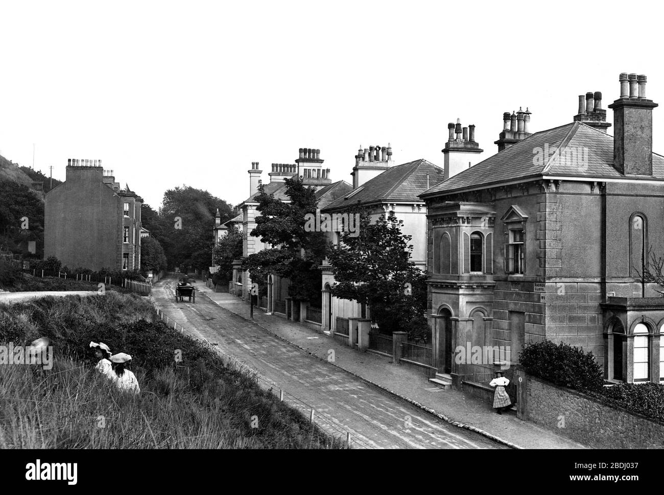 Sandgate, Radnor Cliff 1906 Stock Photo Alamy