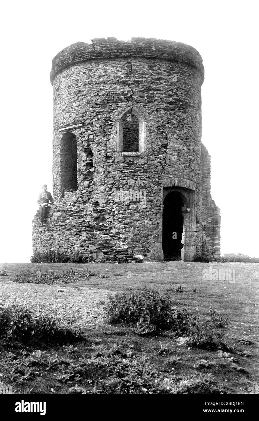 Cothelstone, Beacon Tower 1906 Stock Photo - Alamy