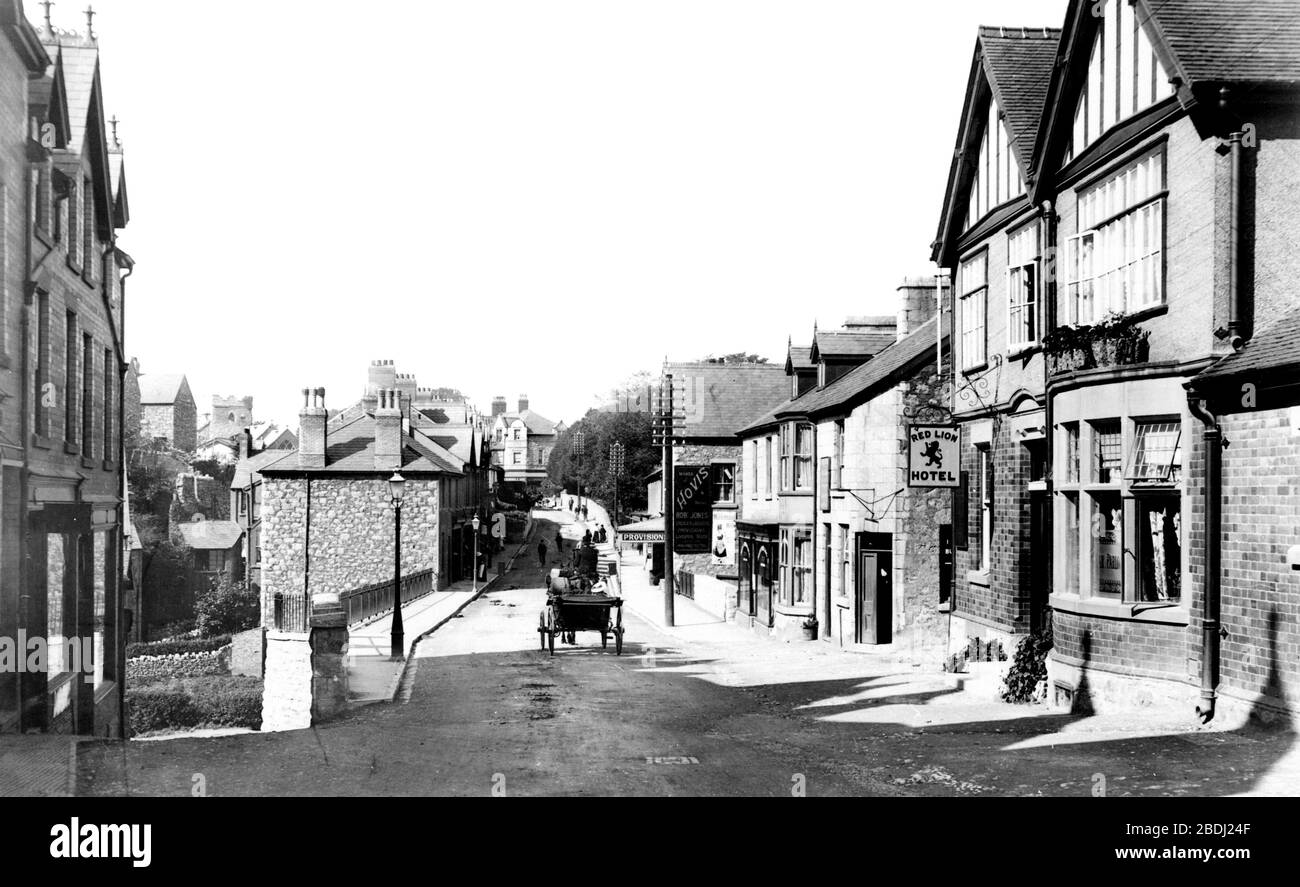 Old Colwyn, the Village 1906 Stock Photo Alamy
