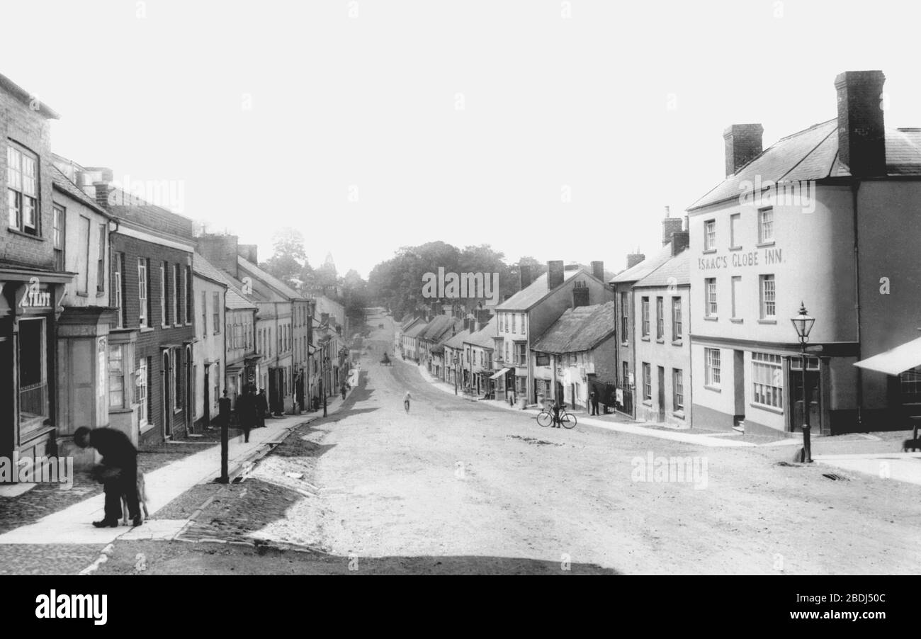 Honiton, West End 1904 Stock Photo Alamy