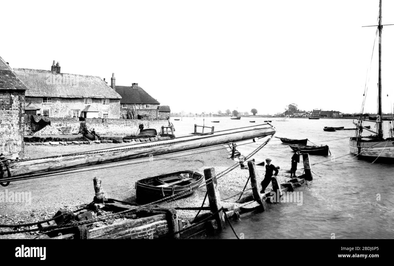 Bosham, the Harbour 1903 Stock Photo Alamy