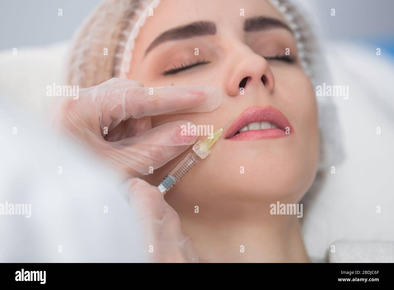 Face injection. Face injection