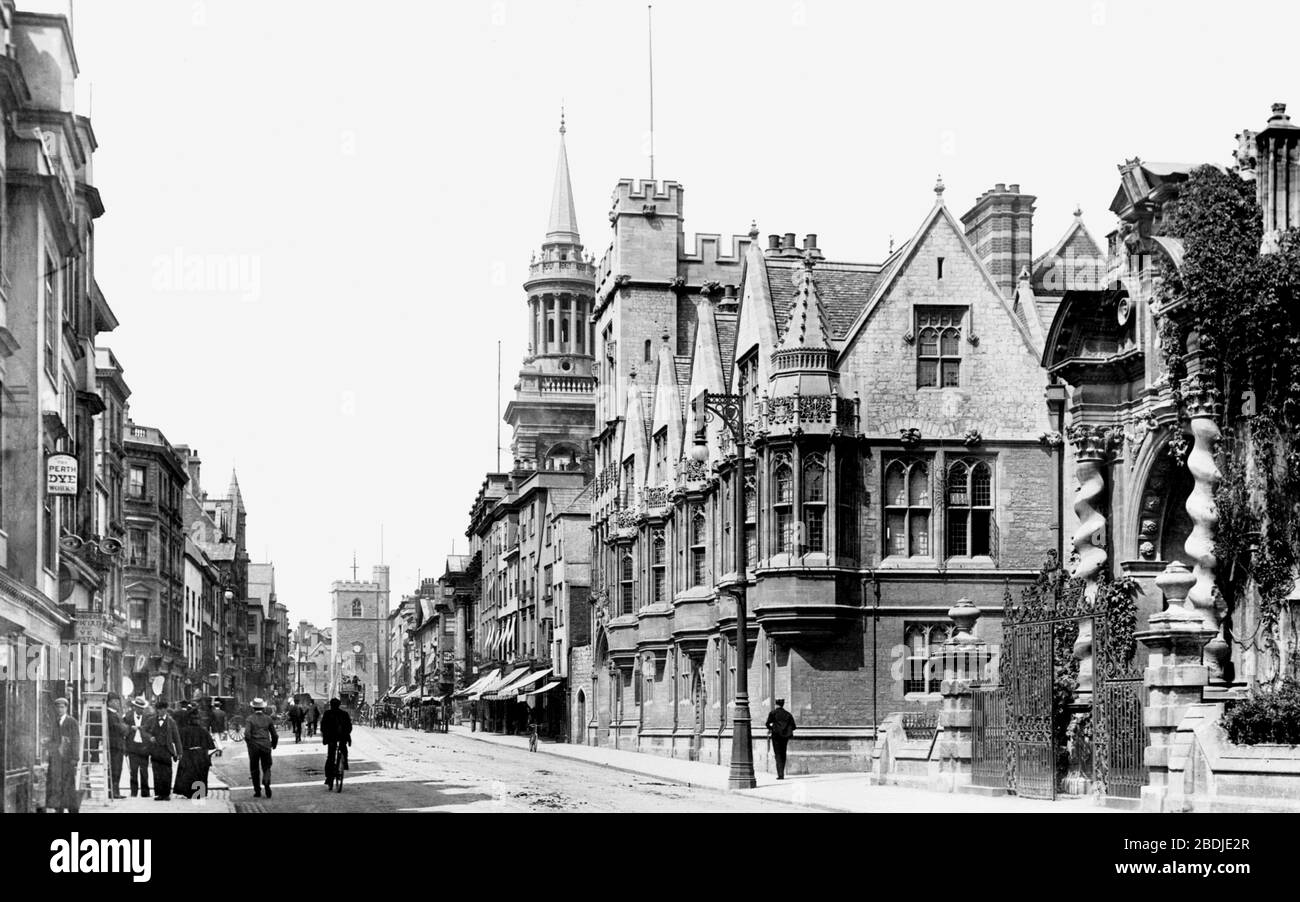アンティーク　Oxfordの風景　1910 Vintage Postcard 1910 Oxford Avenue House Scene | eBay