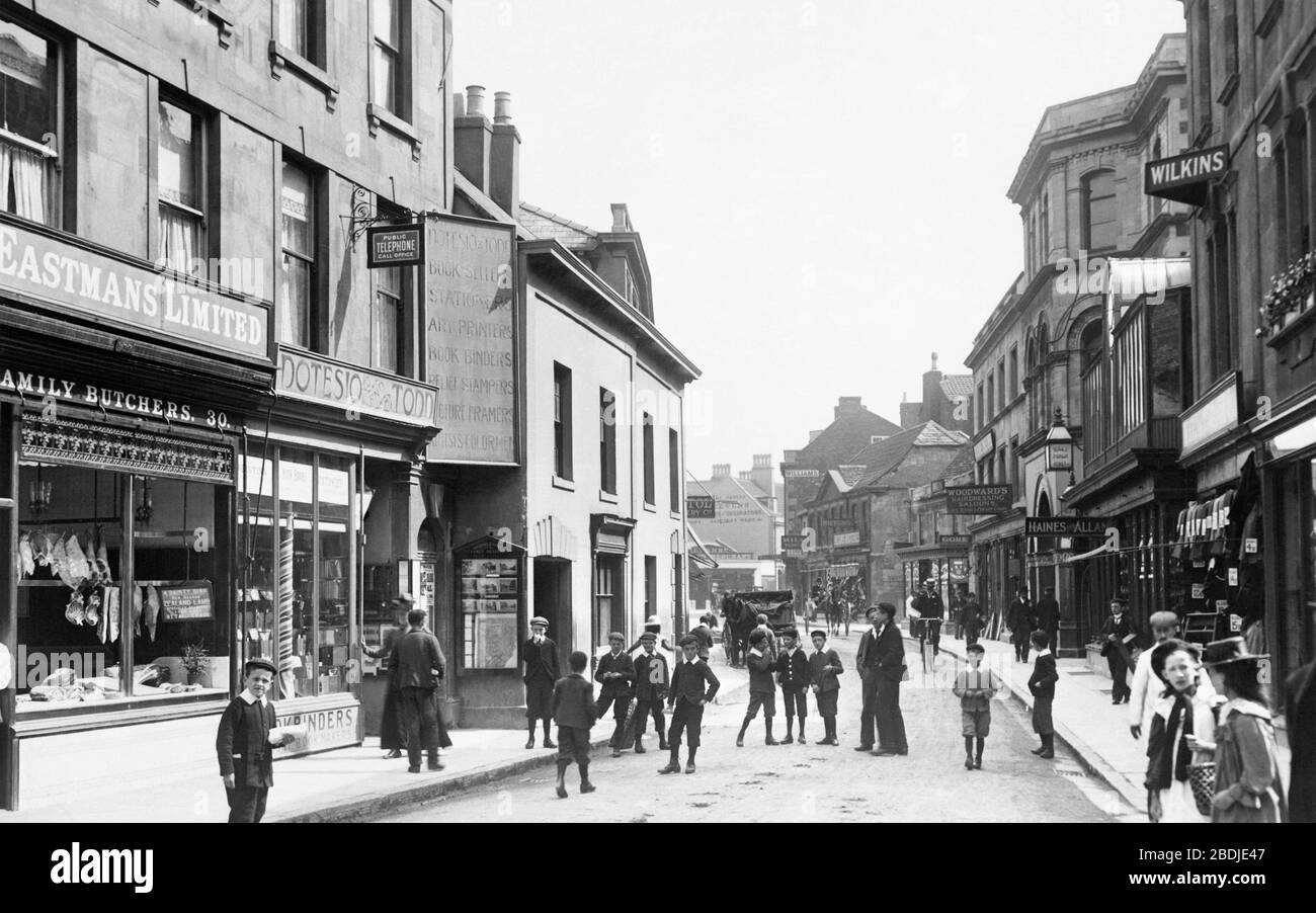 Trowbridge, Silver Street 1900 Stock Photo Alamy