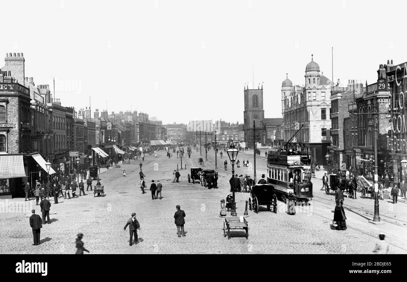 StocktononTees, High Street 1899 Stock Photo Alamy