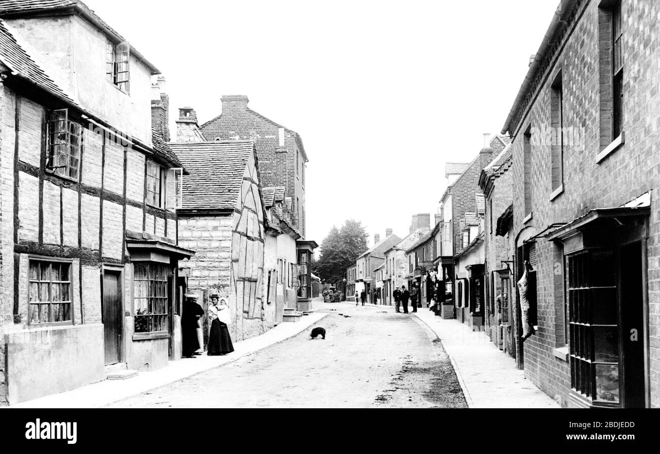 BidfordonAvon, High Street 1899 Stock Photo Alamy