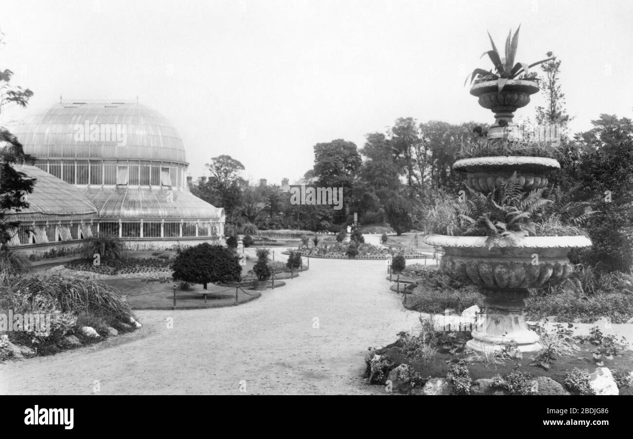 Belfast, the Botanic Gardens 1897 Stock Photo - Alamy