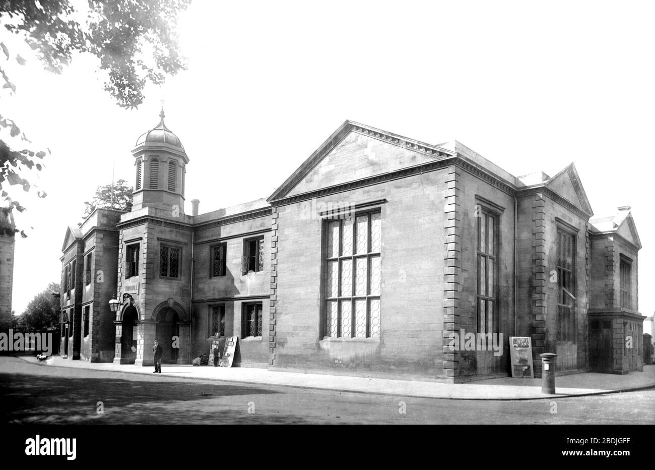 Bedford, the Town Hall 1897 Stock Photo