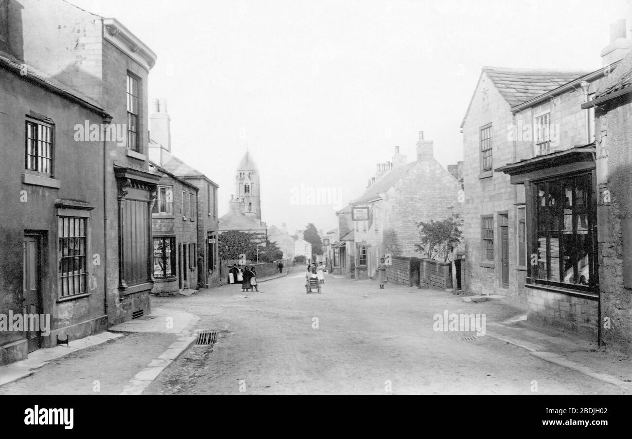 Clifford, Village 1897 Stock Photo Alamy