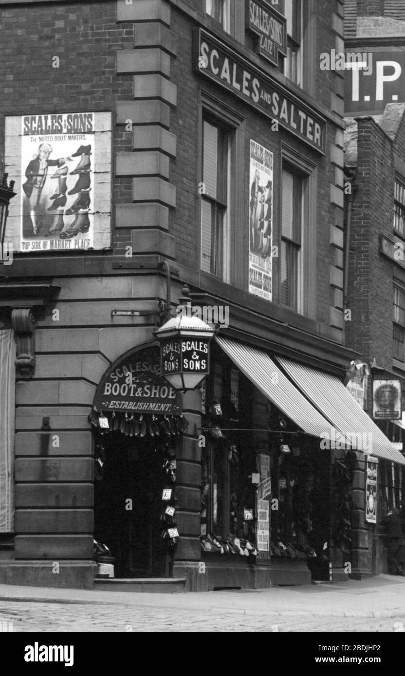 Chesterfield, Scales & Salter, High Street 1896 Stock Photo Alamy