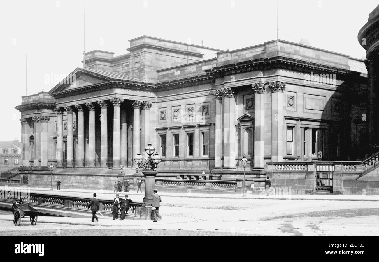 Liverpool, the William Brown Library and Museum 1895 Stock Photo Alamy