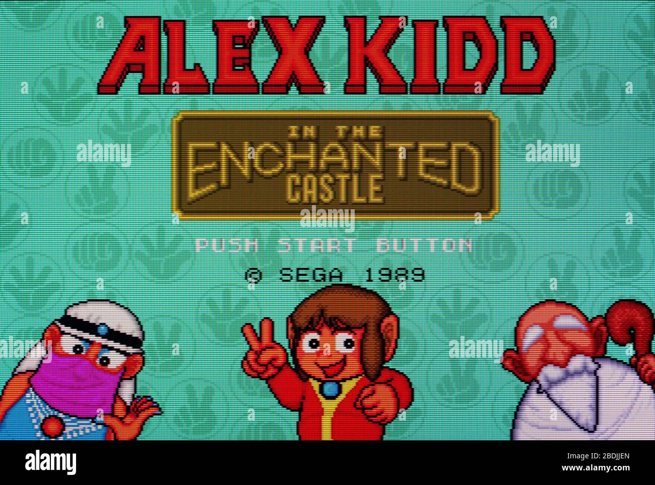 Alex Kidd in the Enchanted Castle - Sega Genesis Mega Drive - Editorial use  only Stock Photo - Alamy