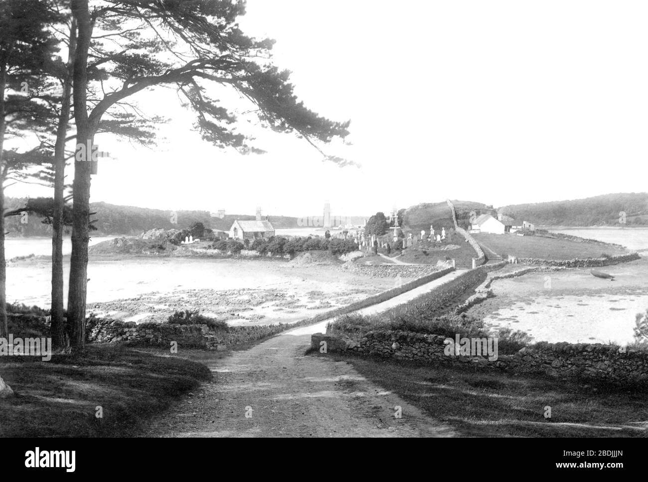 Menai Bridge, Britannia Bridge 1894 Stock Photo Alamy