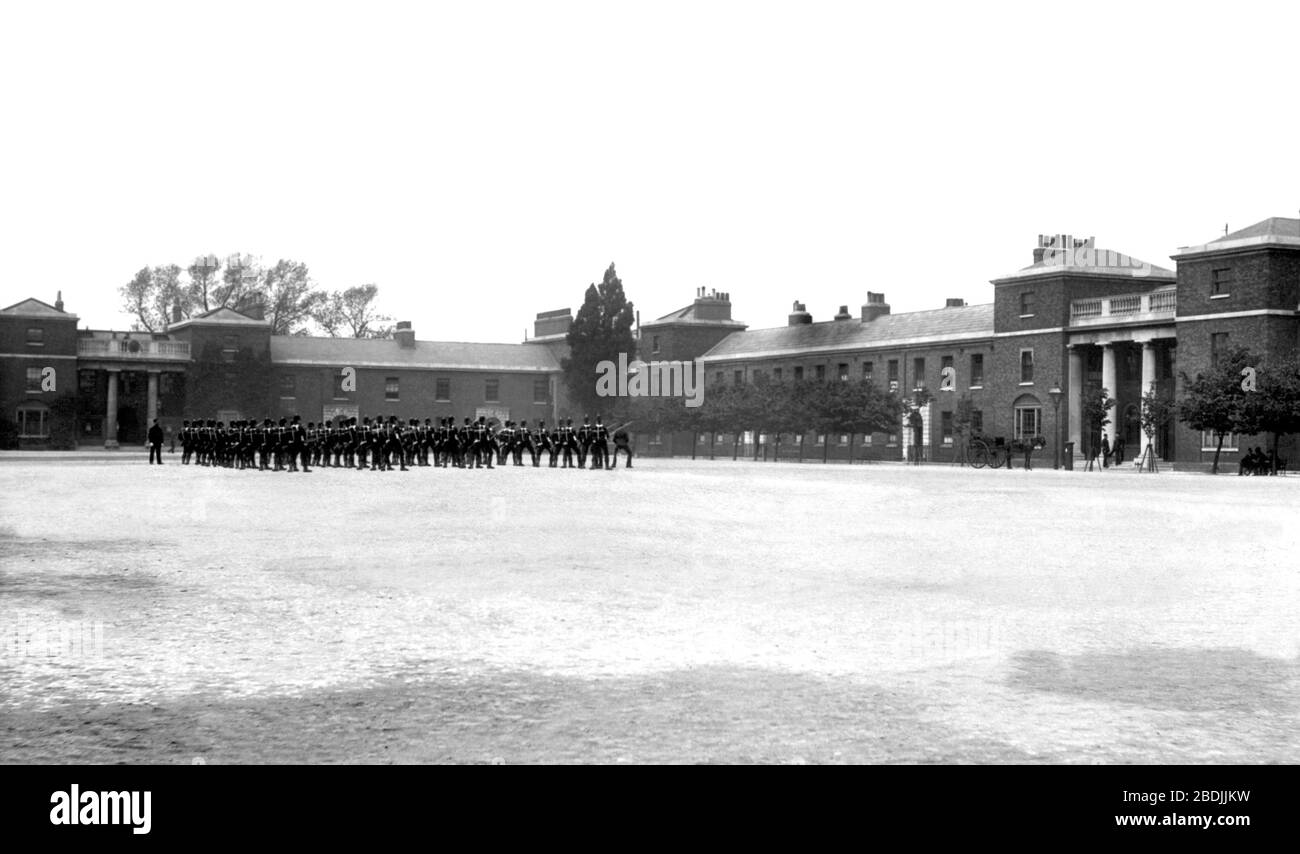 Brompton, R E Barracks 1894 Stock Photo Alamy