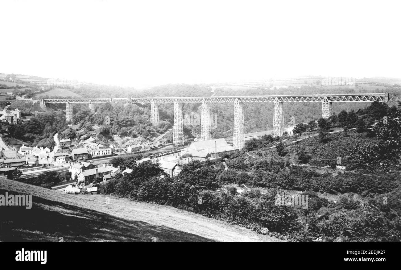 Crumlin, Viaduct 1893 Stock Photo Alamy