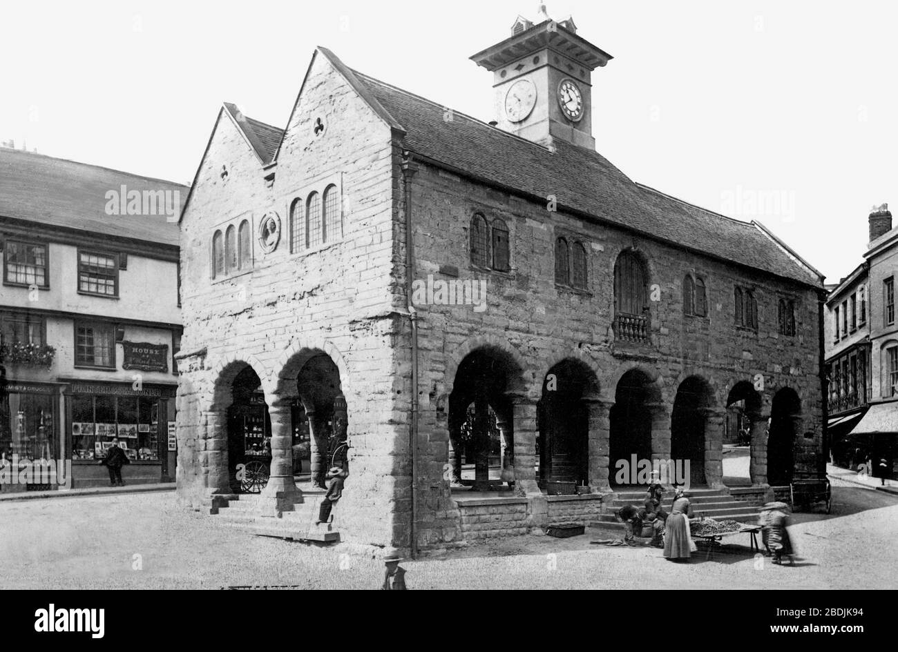 RossonWye, Market House 1893 Stock Photo Alamy