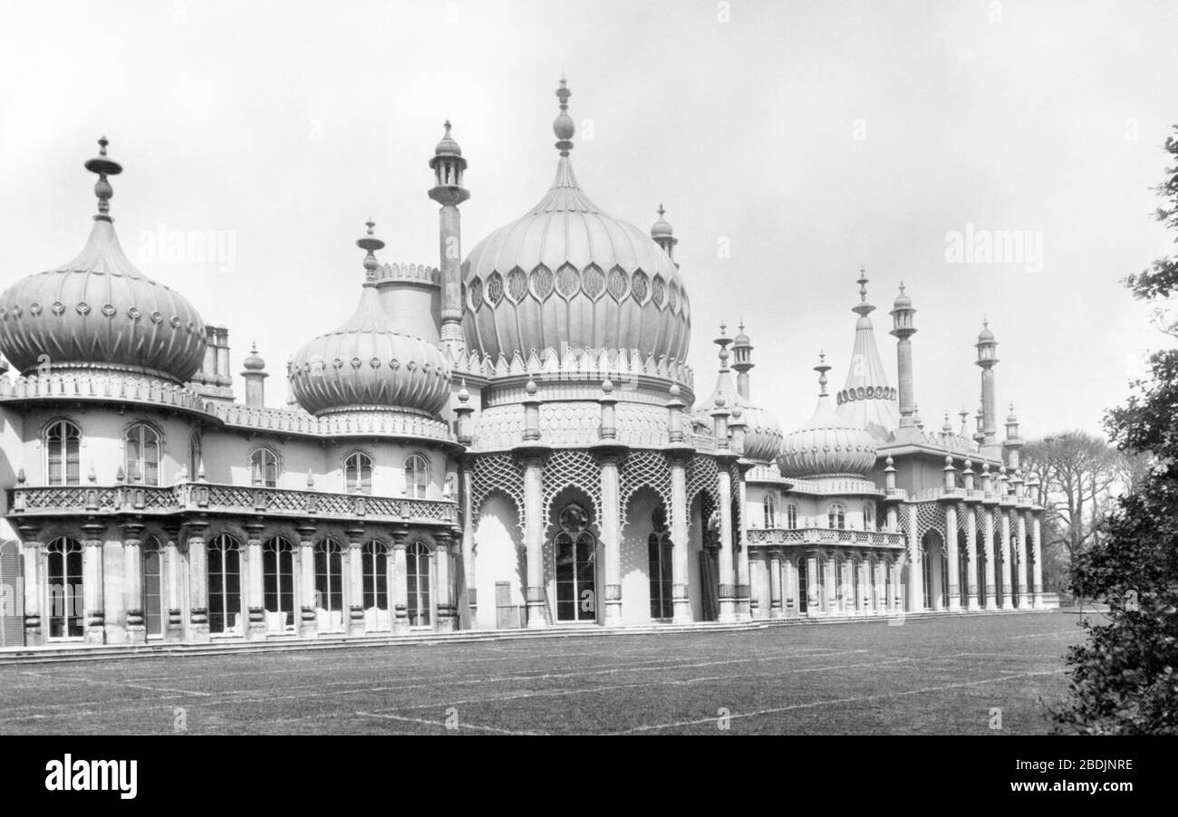 Brighton, the Royal Pavilion 1889 Stock Photo - Alamy