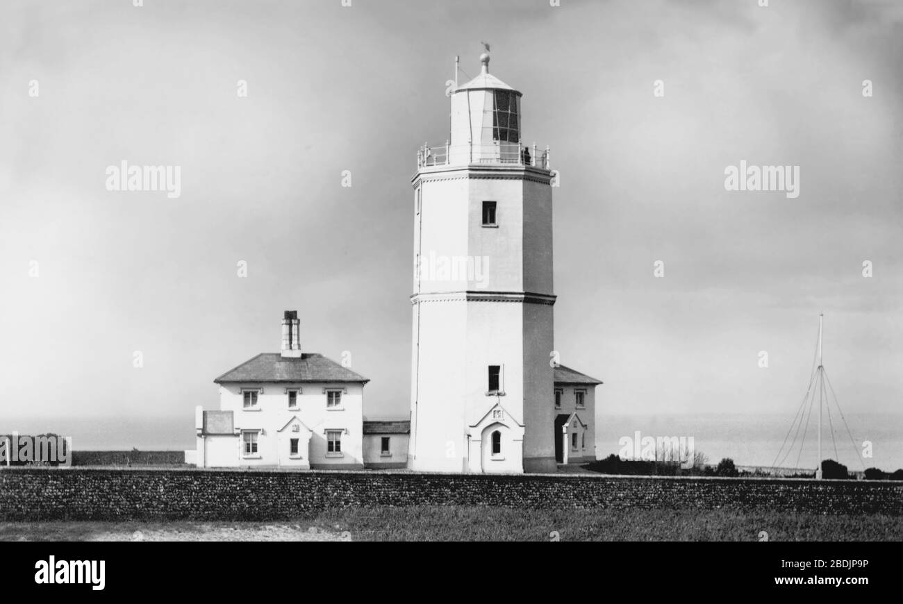 Broadstairs, North Foreland Light 1887 Stock Photo Alamy