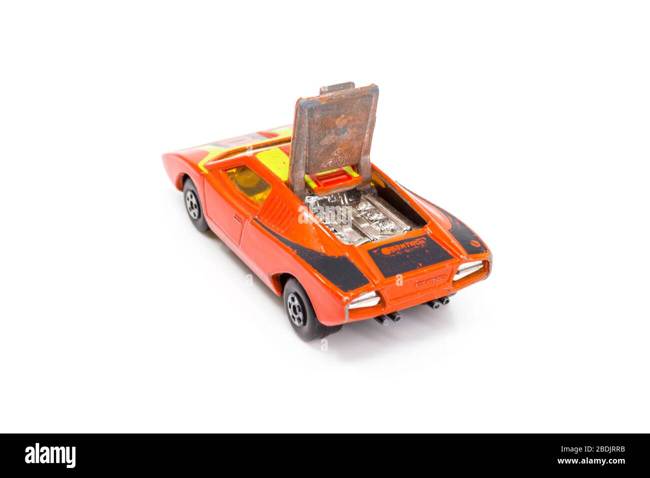 Lesney Products Matchbox model toy car 1-75 series no.27 Lamborghini Countach Stock Photo