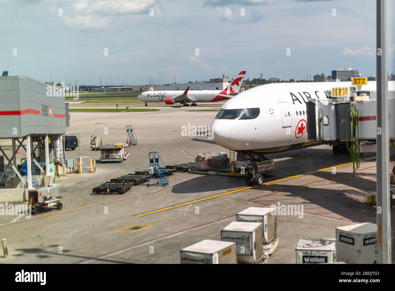 Toronto, Canada July 30, 2019. Airport operations at Pearson