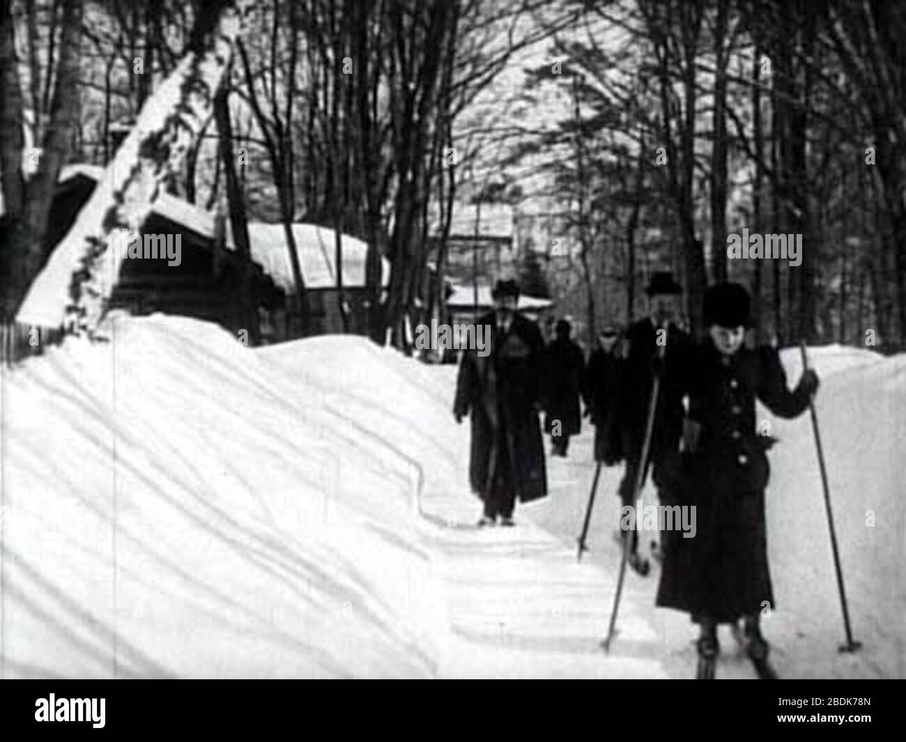 Москва в снегу 1908