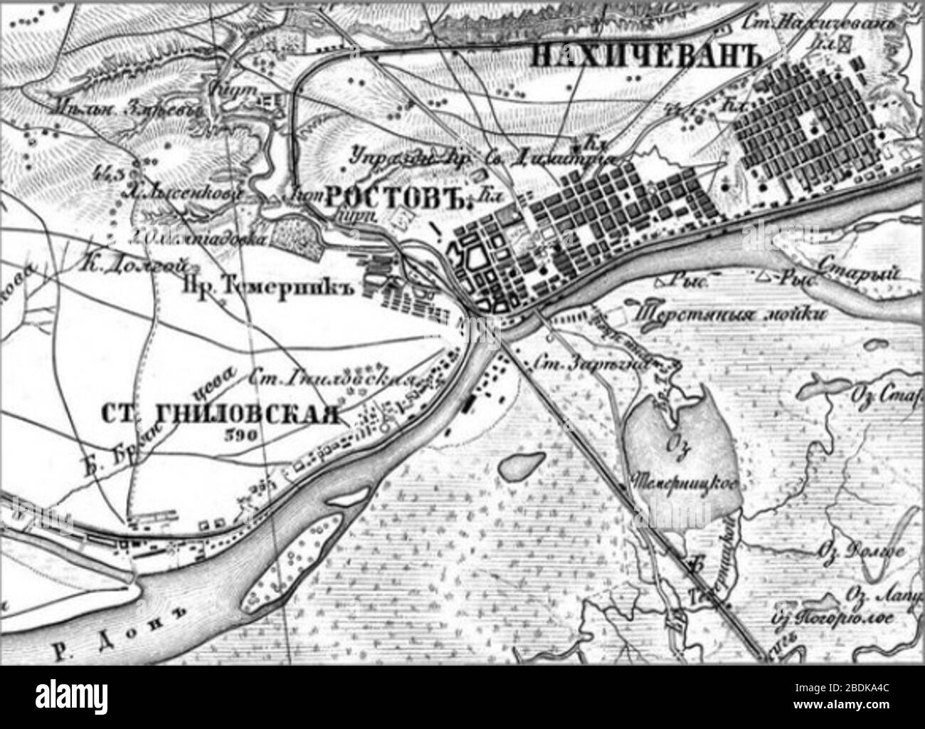 Карта старочеркасска ростовской области с улицами