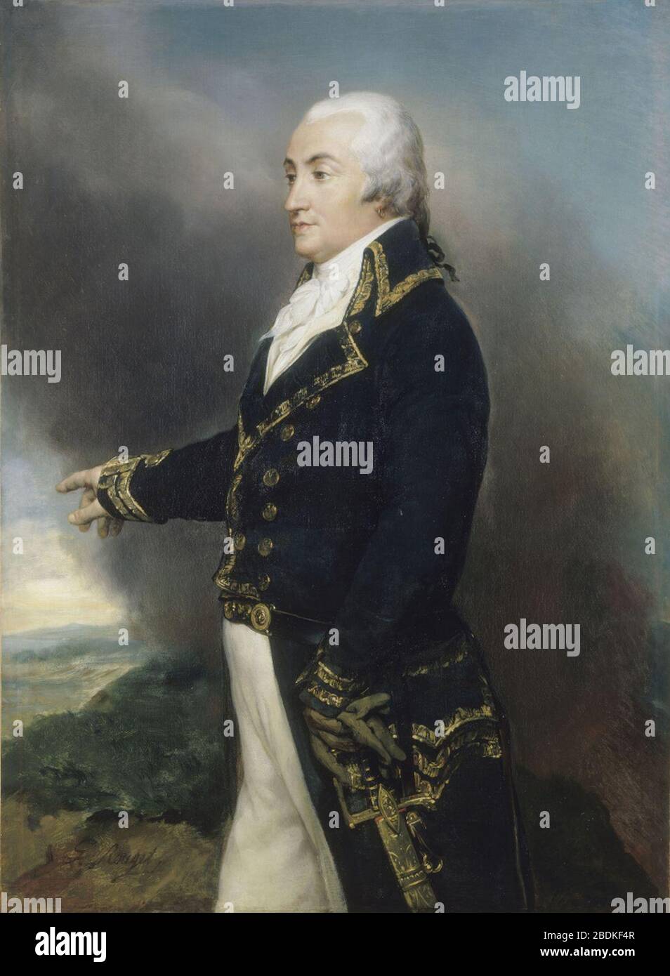 Général ARMAND LOUIS DE GONTAUT DE BIRON (17471793 Stock Photo Alamy