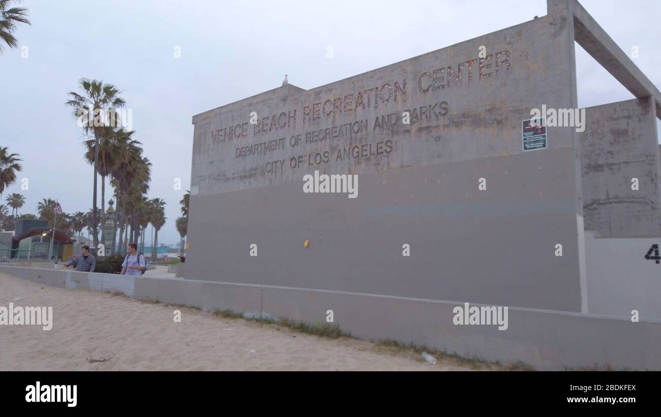 Venice Beach Recreation Center LOS ANGELES, USA APRIL 1, 2019 Stock