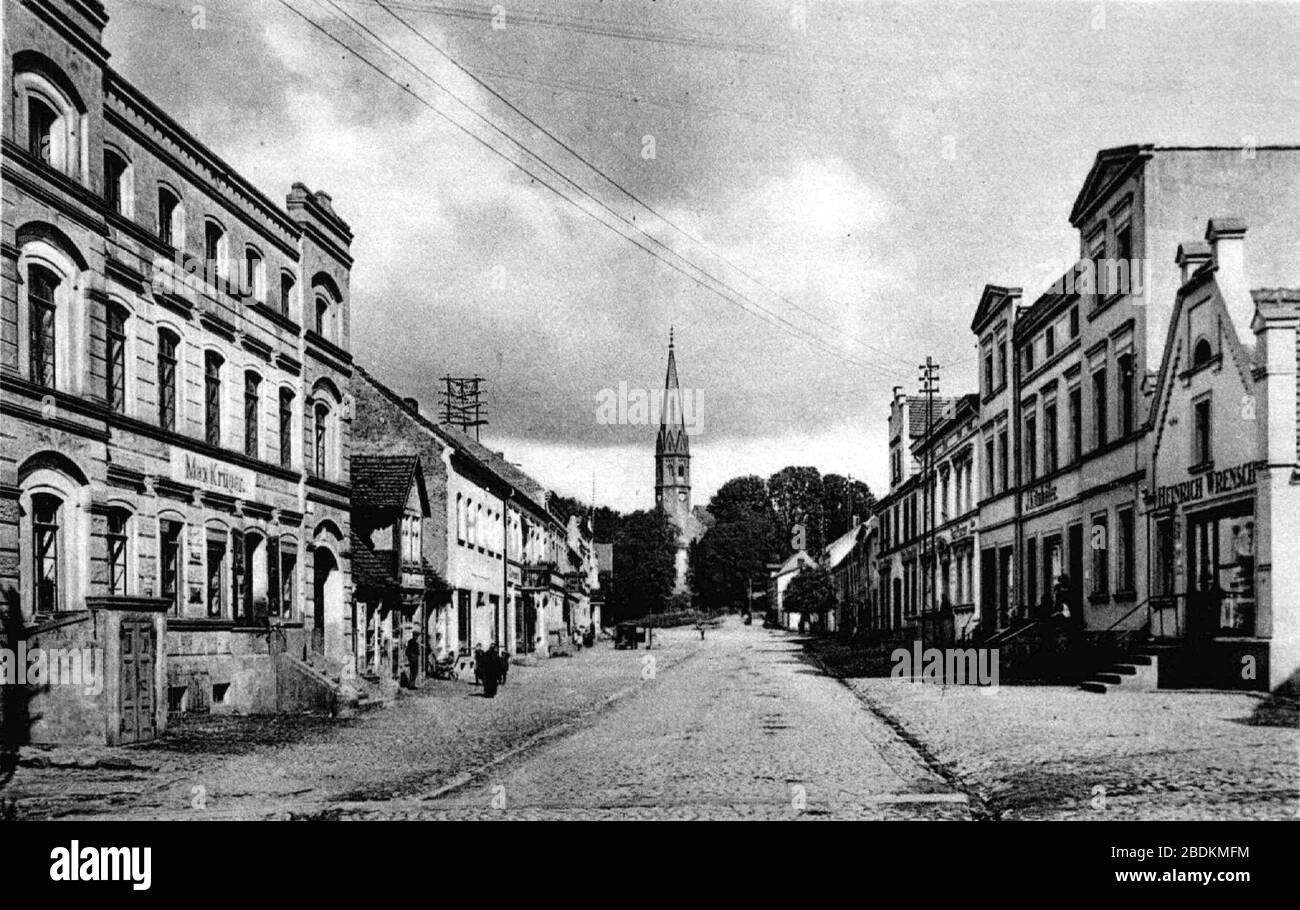 Gülzow - 1915. Stock Photo
